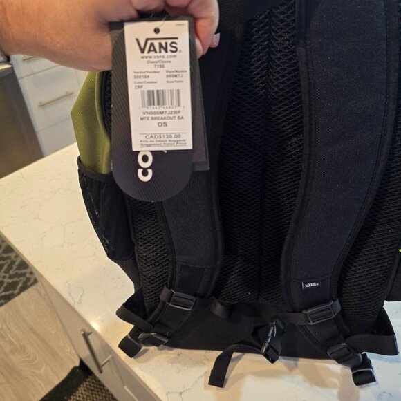 Brand New Vans MTE Breakout Backpack Loden Green SCHOOL HIKING SKATEBOARDING - Picture 5 of 12